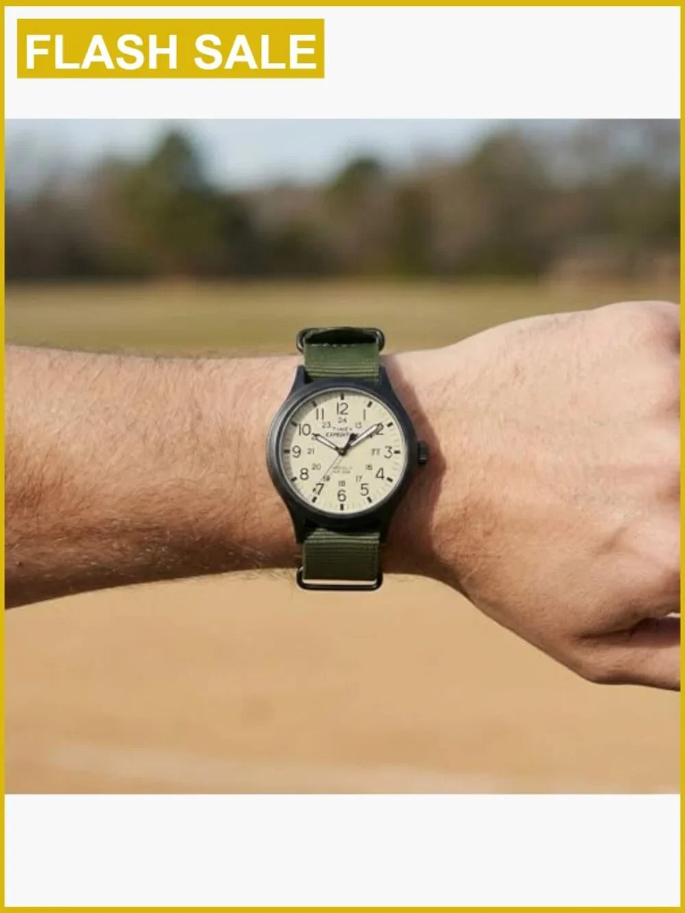 Men's Expedition Scout 40mm Quartz Outdoor Watch with Indiglo Backlight